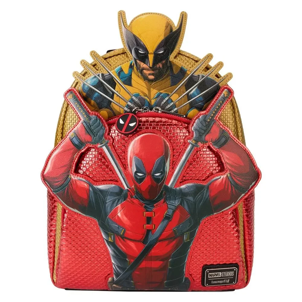 Loungefly Marvel Deadpool 3 Tier Mini Backpack